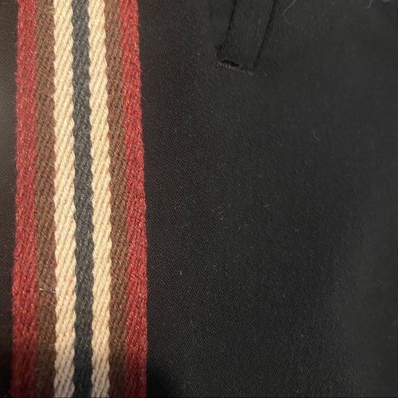 WILFRED high rise wide leg crop trouser in black - Picture 6 of 7